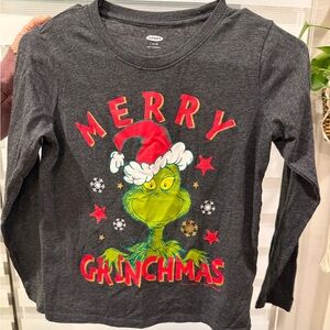 Kids Grinch Long Sleeve Tee.